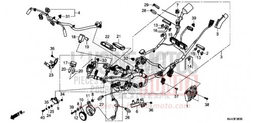WIRE HARNESS CBR500RAF de 2015